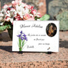 Plaque funéraire plaque-funeraire-iris 25 Plaquedeces.fr